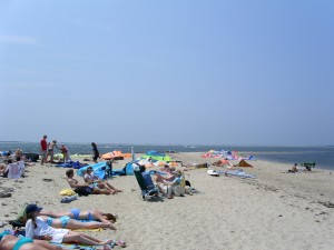 Pocomo Point is a great watersports beach and a great family beach